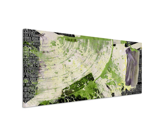 Enigma Panorama Abstract 587 Graphic Art Print on Canvas