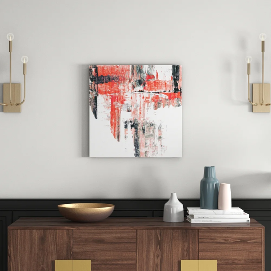 Enigma 002 Abstract Graphic Art Print on Canvas