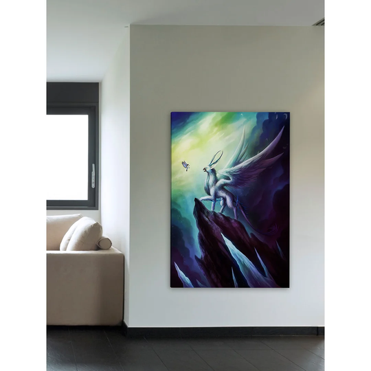 Gryphon by Jonas Jödicke - Wrapped Canvas Graphic Art Print