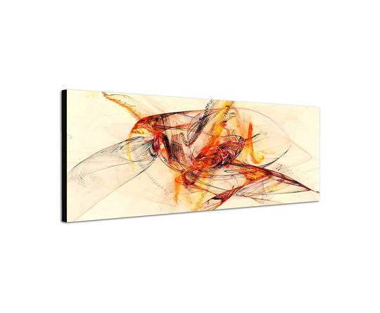 Panorama Abstract 276 Graphic Art Print on Canvas