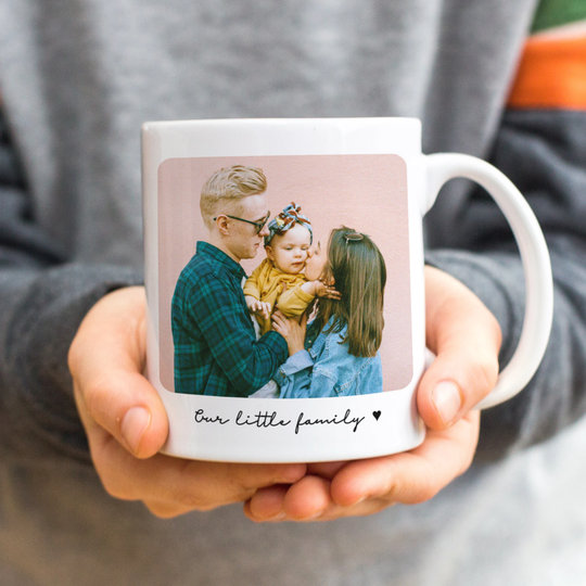 Personalised Family Photo Mug, Custom Mug Gift, On A Special Christmas Gift