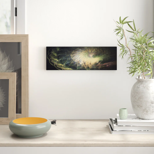 Enigma Panorama Abstract 1138 Graphic Art Print on Canvas