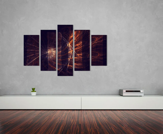 Enigma Scultpure Abstract 1289 Graphic Art Print Multi-Piece Image on Canvas