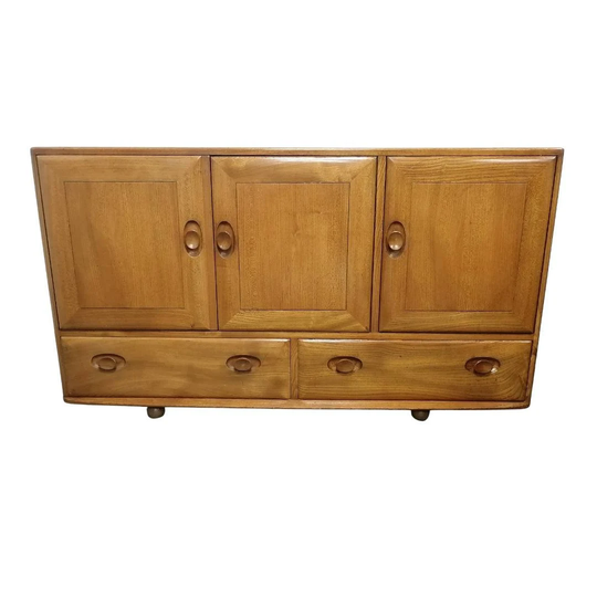 Mid Century Ercol Elm Sideboard Model 468