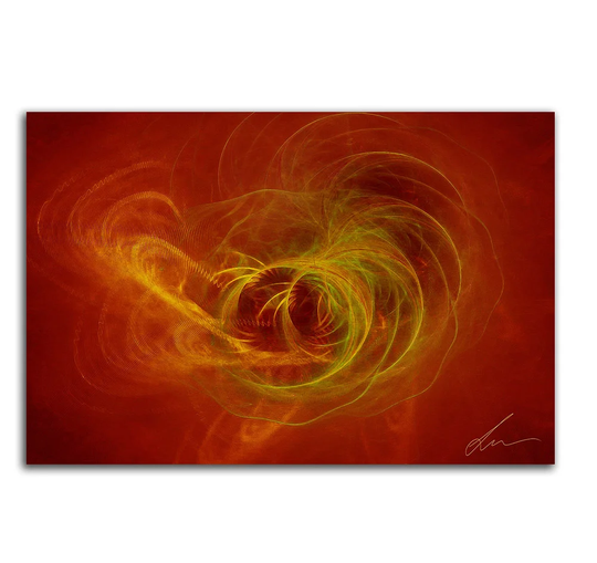 Enigma 041 Abstract Graphic Art Print on Canvas