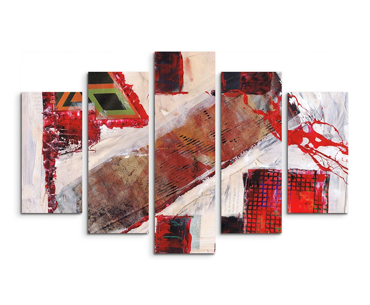 Enigma Abstract 588 Graphic Art Print Multi-Piece Image on Canvas