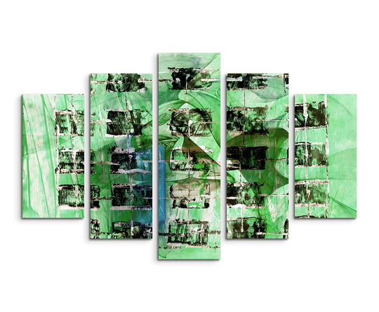 Enigma Abstract 1402 Graphic Art Print Multi-Piece Image on Canvas