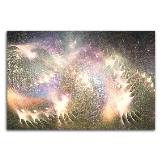 Enigma 437 Abstract Graphic Art Print on Canvas
