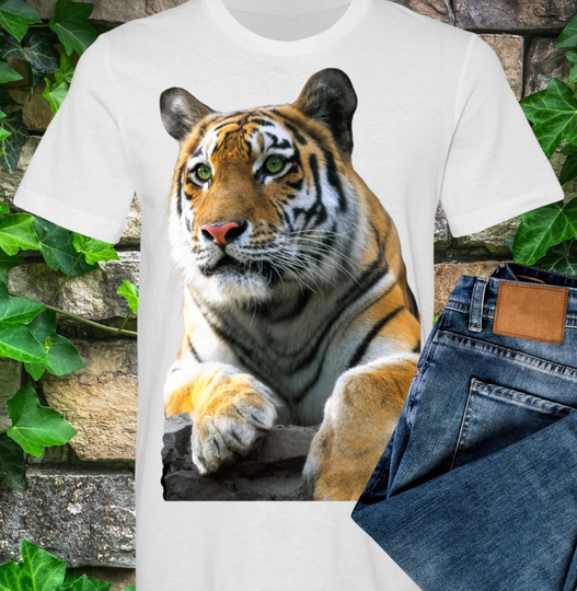 Siberian Tiger Bella Canvas T-Shirt Be13T