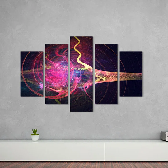 Enigma Sculpture Abstract 1096 Graphic Art Print Multi-Piece Image on Canvas