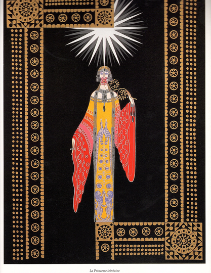 New Erte Graphics Princess La Loitaine