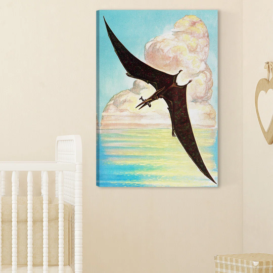 Pterodactyl by Curtis - Wrapped Canvas Graphic Art Print