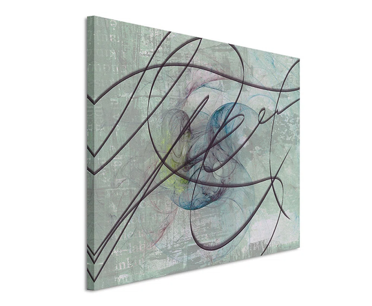 Abstract 1086 Graphic Art Print On Canvas
