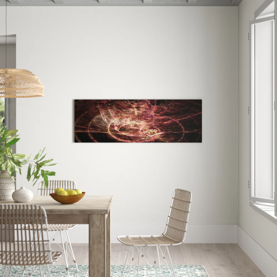 Enigma Panorama Abstract 1077 Graphic Art Print on Canvas