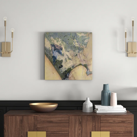 Enigma Abstract 555 Graphic Art Print on Canvas