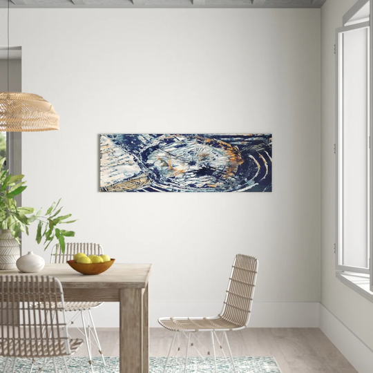 Enigma Panorama Abstract 855 Graphic Art Print on Canvas