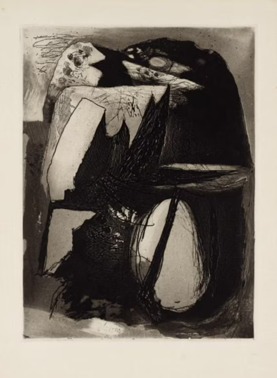 1938 Graham Sutherland Etching & Aquatint. Special Commission For Signature No.9 | Series 1 July Limited Edition