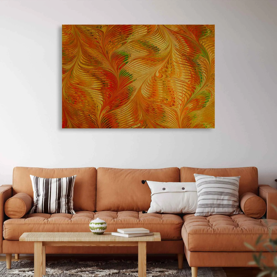 Large Abstract Waves Canvas Wall Art, Giclée Decor, Modern Art Prints, Artwork, Prints