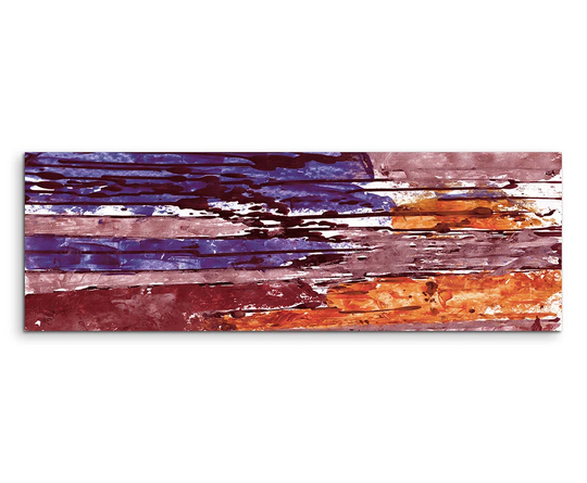 Enigma Panorama Abstract 713 Graphic Art Print on Canvas