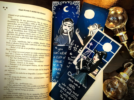 Witchling Magical Vampire, Witch, Werewolf Bookmark Pack, Bookmarks, Unique Cute Bookmarks, Literature Fantasy Bookmarks