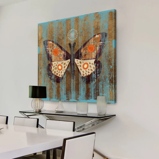 Moth by Evelia - Wrapped Canvas Graphic Art Print