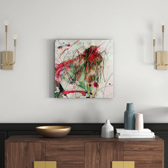 Enigma Abstract 1269 Graphic Art Print on Canvas