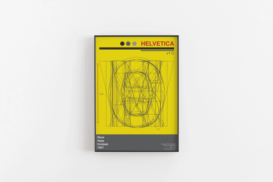 Helvetica - Graphic Design Art Print