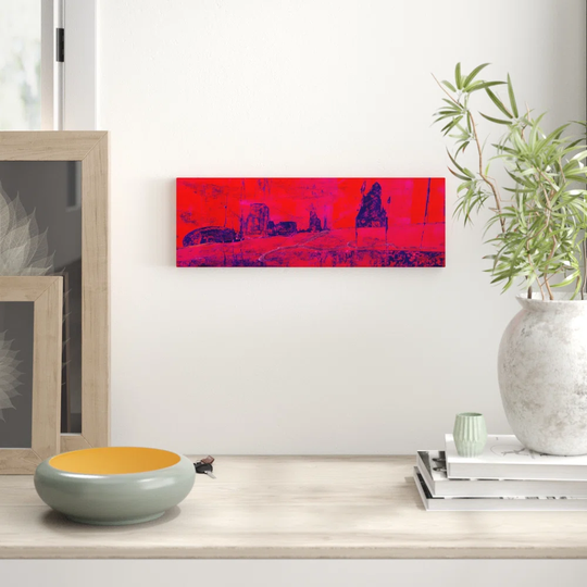 Enigma Panorama Abstract 973 Graphic Art Print on Canvas