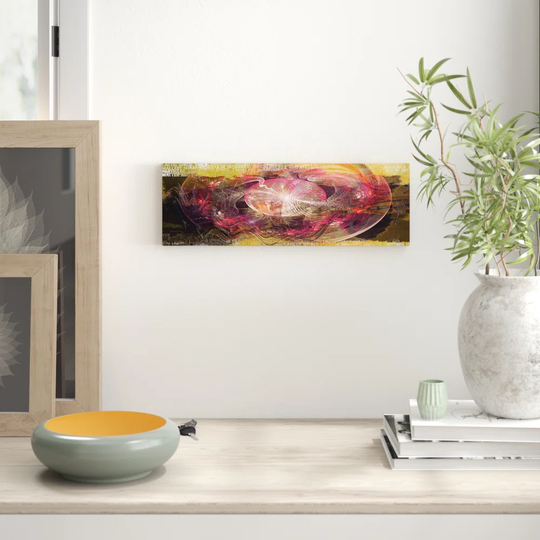 Enigma Panorama Abstract 451 Graphic Art Print on Canvas