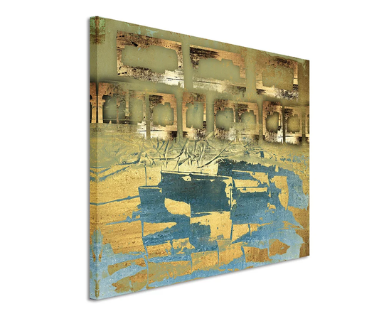 Enigma 816 Abstract Graphic Art Print on Canvas