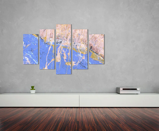 Enigma Abstract 678 Graphic Art Print Multi-Piece Image on Canvas