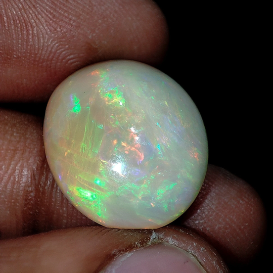 13.70 Cts Natural Opal Cabochon Ethiopian Oval Shape Amazing Quality Gemstone Huge Size Stunning Welo Fire