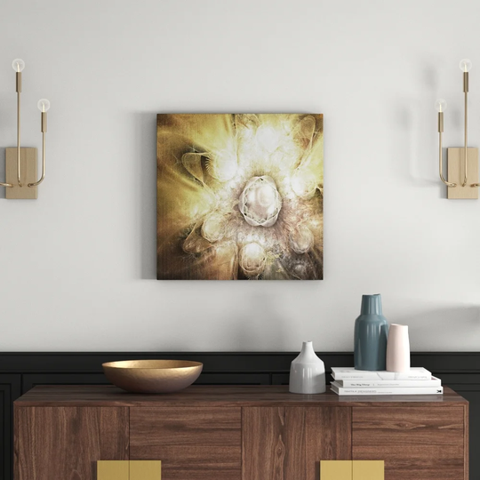 Enigma 414 Abstract Graphic Art Print on Canvas