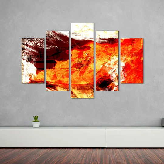 Enigma Abstract 999 Graphic Art Print Multi-Piece Image on Canvas