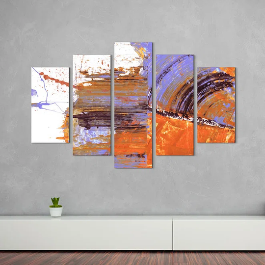 Enigma Abstract 669 Graphic Art Print Multi-Piece Image on Canvas