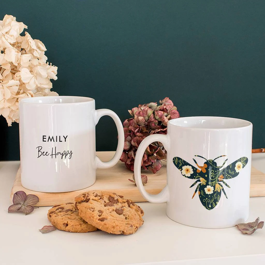 Personalised Bee Mug - Happy Gift Bumble