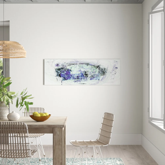 Enigma Panorama Abstract 1436 Graphic Art Print on Canvas