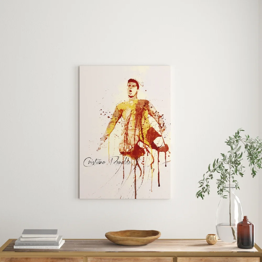 Enigma Cristiano Ronaldo Graphic Art Print on Canvas
