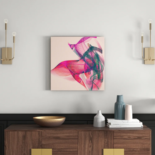 Enigma Abstract 402 Graphic Art Print on Canvas