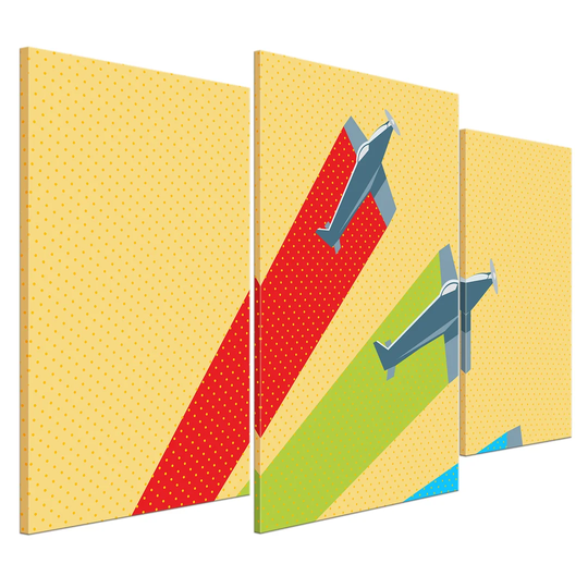 Fly 3-Piece Graphic Art Set on Canvas