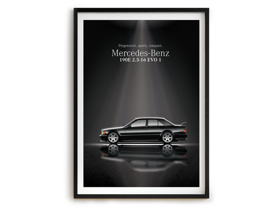 Mercedes 190E 2.5-16 Poster