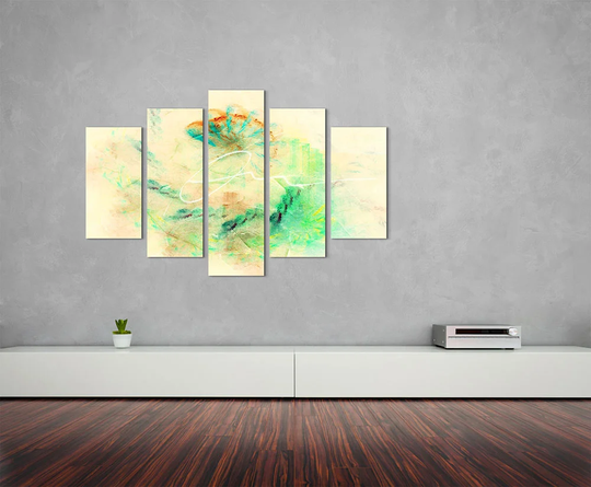 Enigma Scultpure Abstract 1111 Graphic Art Print Multi-Piece Image on Canvas