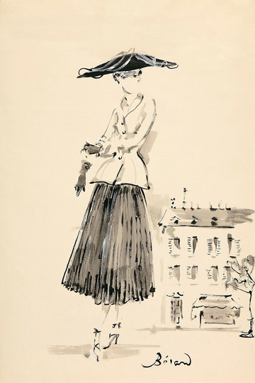 Afternoon Ensemble By Christian Bérard - 1947
