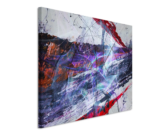 Enigma Abstract 1245 Graphic Art Print on Canvas