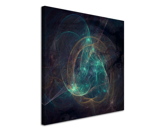 Enigma Abstract 1099 Graphic Art Print On Canvas