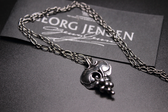 Georg Jensen Pendant & Necklace By Harald Nielsen - Danish Sterling Silver