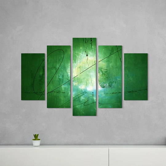 Enigma Scultpure Abstract 1260 Graphic Art Print Multi-Piece Image on Canvas