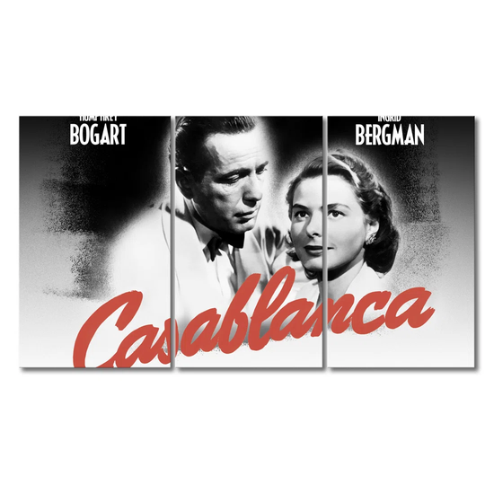 Casablanca 3-Piece Graphic Art on Canvas Set