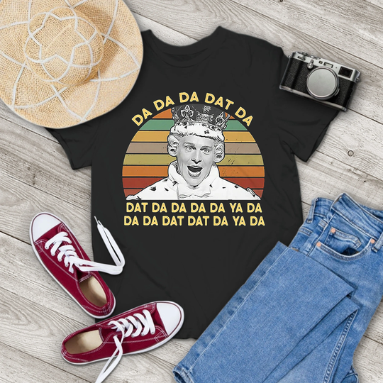 Da Dat King George Retro Sunset Vintage T-Shirt, Alexander Hamilton Fans Shirt, Gift Tee For You & Your Family