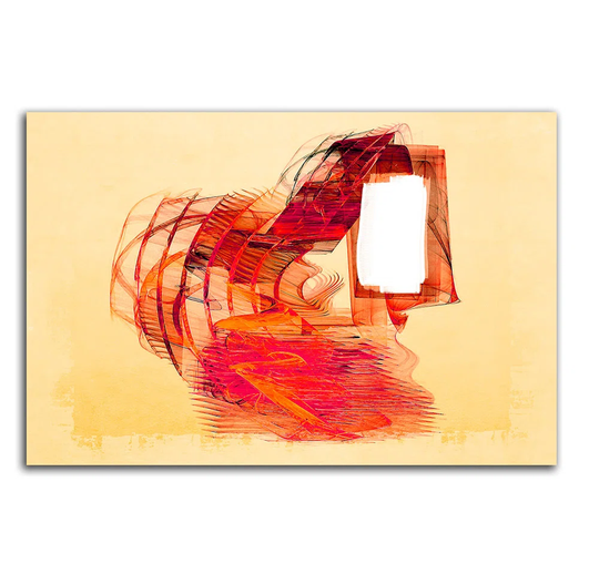 Enigma 282 Abstract Graphic Art Print on Canvas